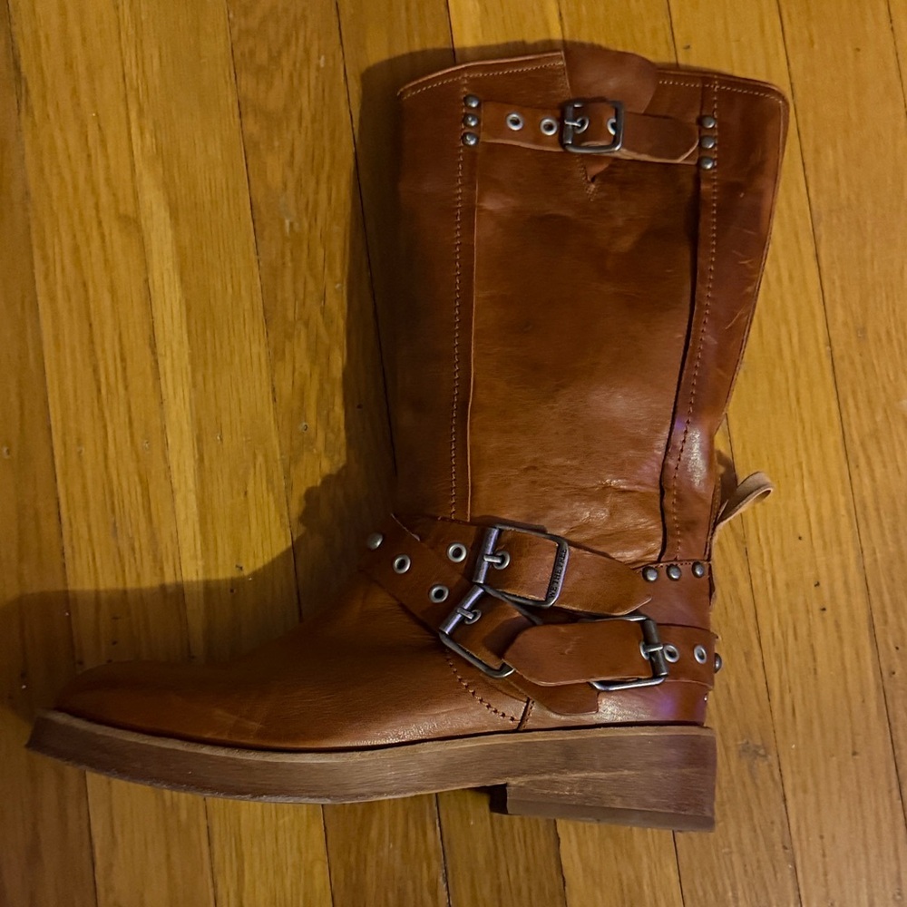 Women's Brown Leather Boots